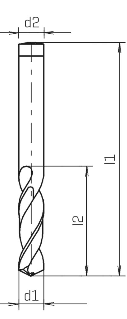 Spiralbohrer, extra kurz, DIN 1897 PZ