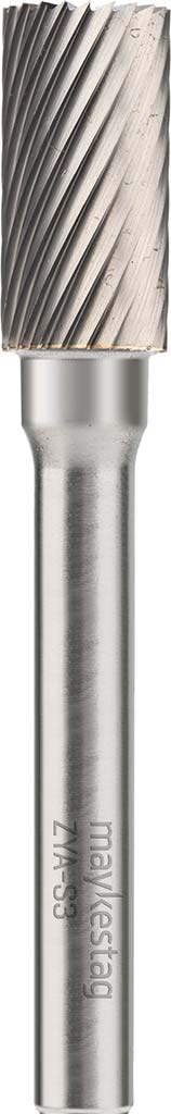 Hartmetall-Frässtifte, Zylinder, mit Stirnverzahnung