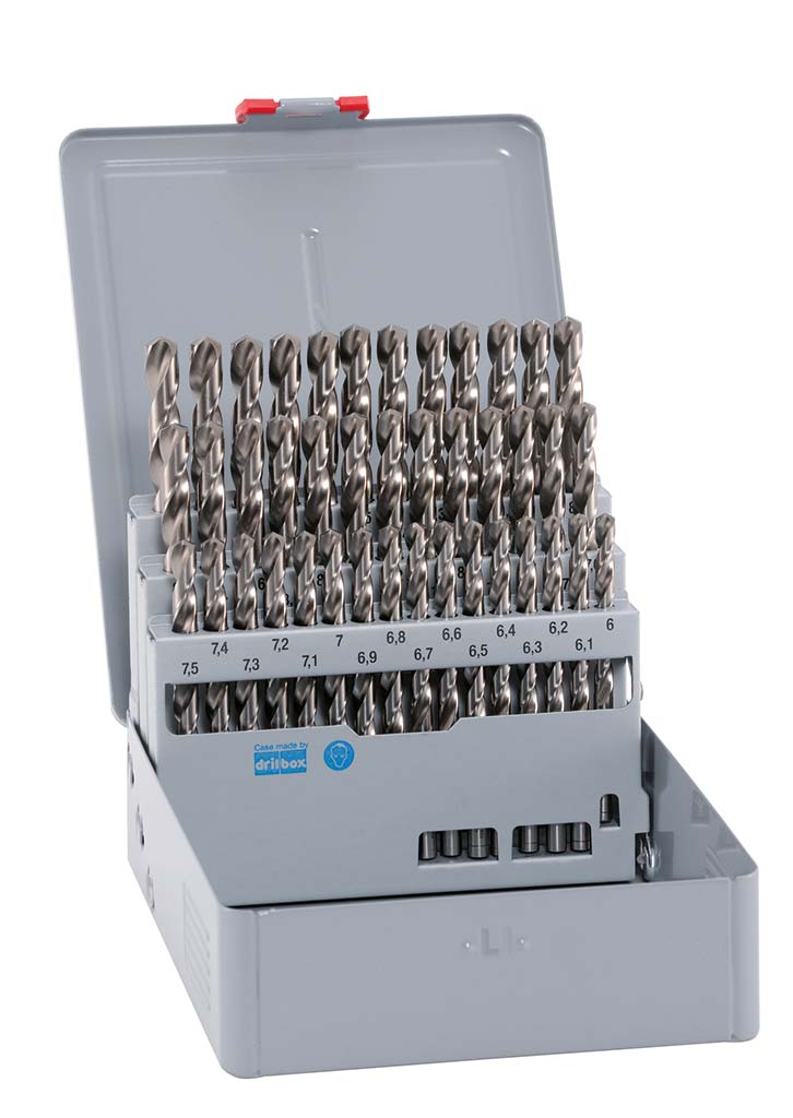 HSS-E-HSS-ECo 6-10x0.1  KM 41, SATZ, Z2, DIN338, unbeschichtet